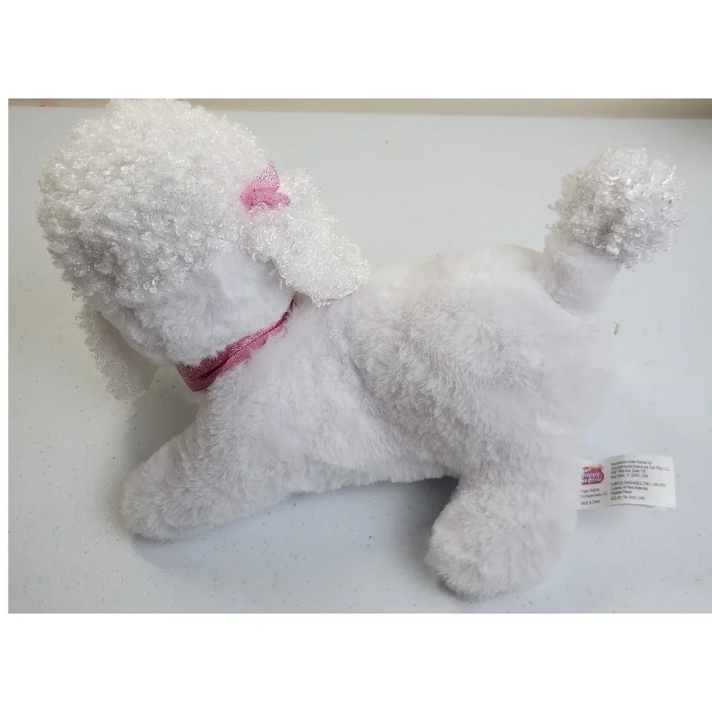 Puppy Surprise Poodle Plush Toy 2017 no babies Stuffed Animal Dog White Pink 12